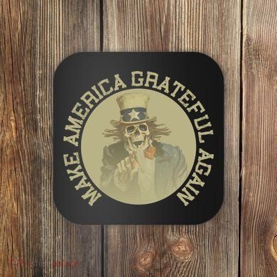 Retro Make America Grateful Again Vintage Uncle Sam Coaster