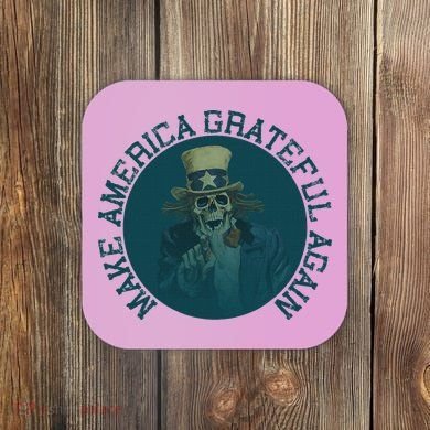 Retro Make America Grateful Again Vintage Uncle Sam Coaster