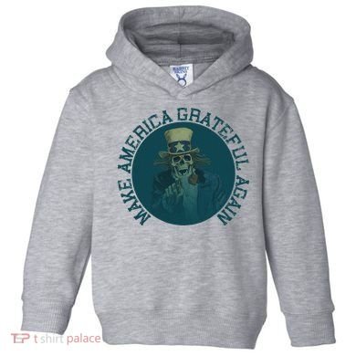 Retro Make America Grateful Again Vintage Uncle Sam Toddler Hoodie