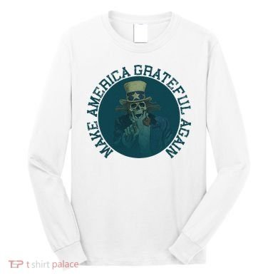 Retro Make America Grateful Again Vintage Uncle Sam Long Sleeve Shirt