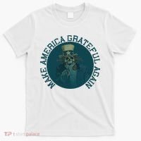 Retro Make America Grateful Again Vintage Uncle Sam T-Shirt thumb 0