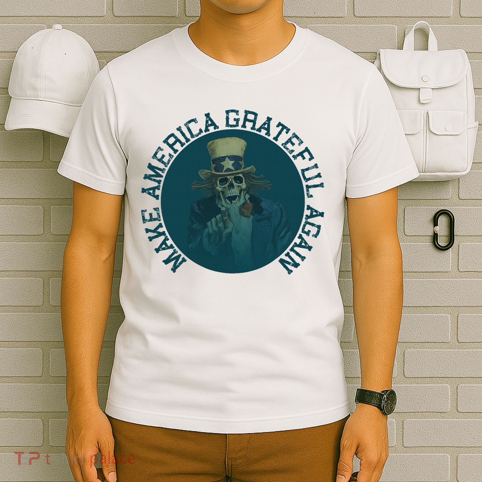 Retro Make America Grateful Again Vintage Uncle Sam T-Shirt