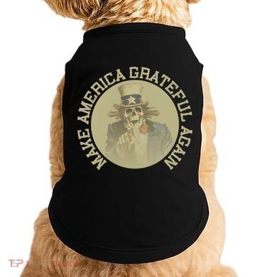 Retro Make America Grateful Again Vintage Uncle Sam Doggie Tank