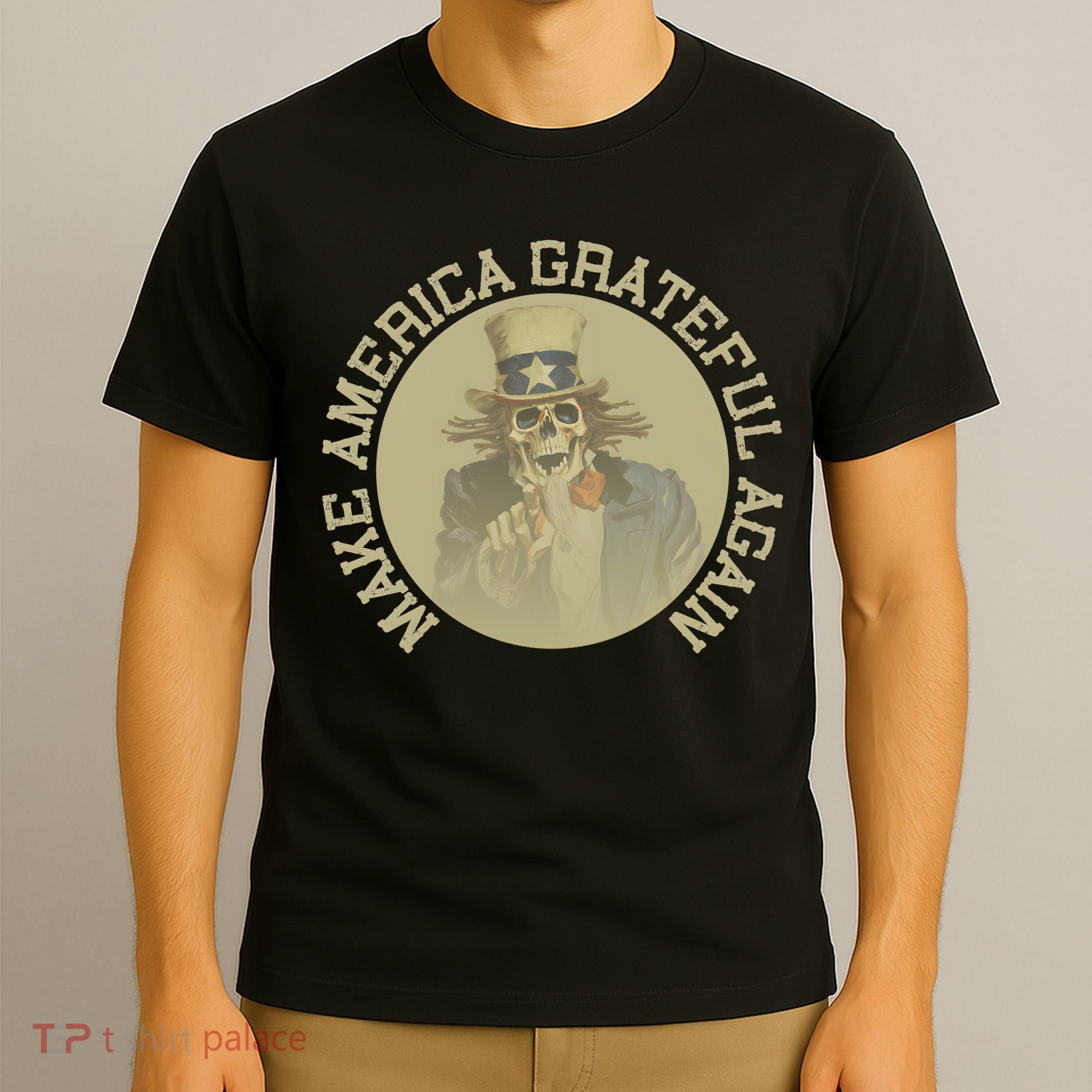 Retro Make America Grateful Again Vintage Uncle Sam T-Shirt