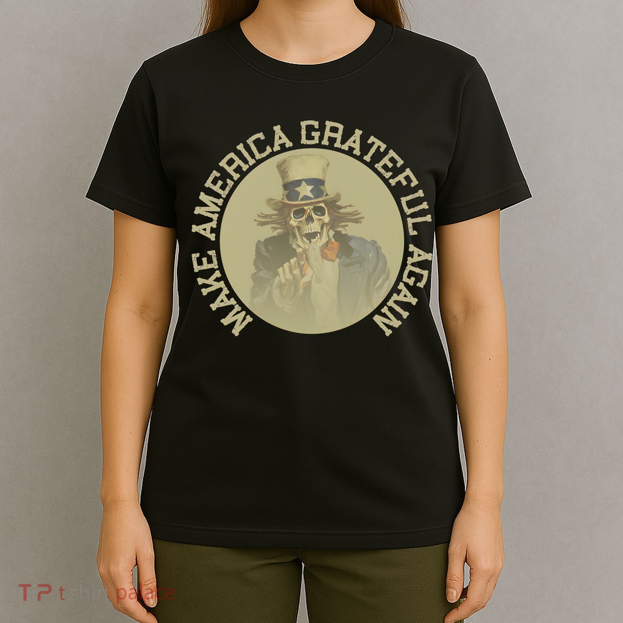 Retro Make America Grateful Again Vintage Uncle Sam T-Shirt