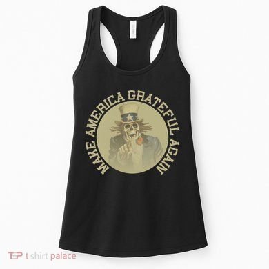 Retro Make America Grateful Again Vintage Uncle Sam Women's Tank Top