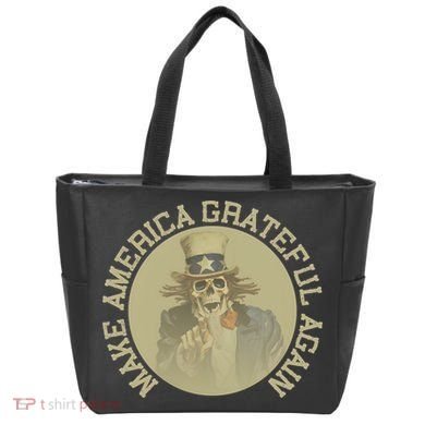 Retro Make America Grateful Again Vintage Uncle Sam Tote Bag