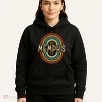 Retro Memphis Area Code 901 Residents State Tennessee Hoodie thumb 5