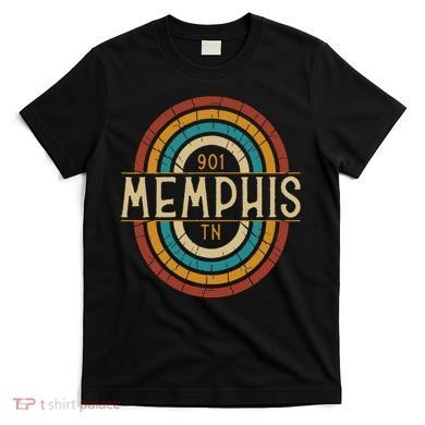 Retro Memphis Area Code 901 Residents State Tennessee T-Shirt