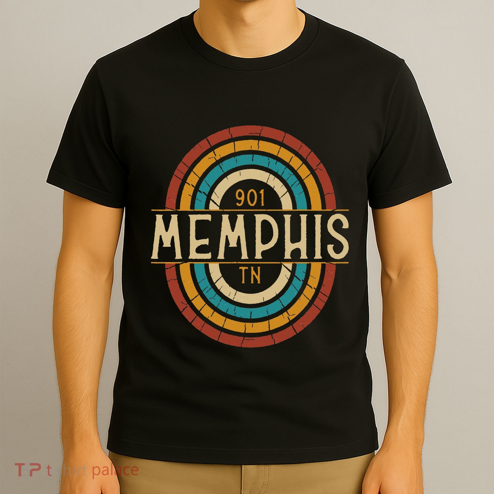 Retro Memphis Area Code 901 Residents State Tennessee T-Shirt
