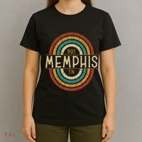 Retro Memphis Area Code 901 Residents State Tennessee T-Shirt thumb 4