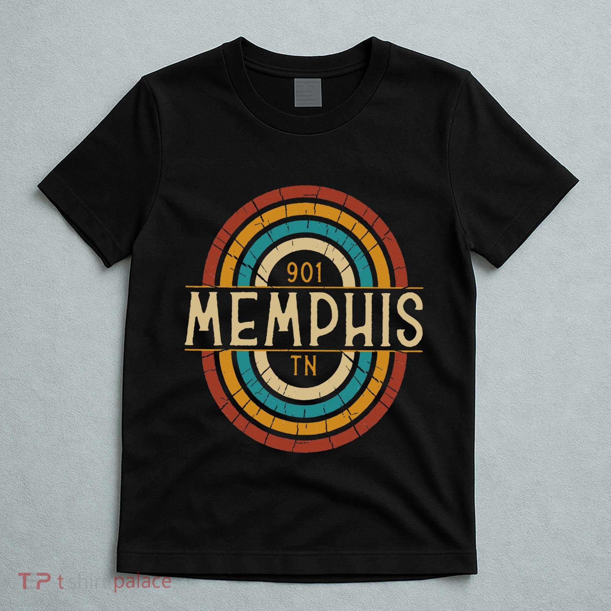 Retro Memphis Area Code 901 Residents State Tennessee T-Shirt