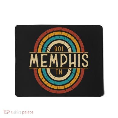 Retro Memphis Area Code 901 Residents State Tennessee Mousepad