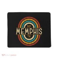 Retro Memphis Area Code 901 Residents State Tennessee Mousepad thumb 0