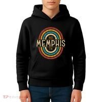 Retro Memphis Area Code 901 Residents State Tennessee Kids Hoodie thumb 4