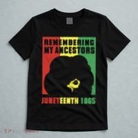 Remembering My Ancestors Juneteenth Black Freedom 1865 T-Shirt thumb 5