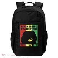 Remembering My Ancestors Juneteenth Black Freedom 1865 Backpack thumb 0