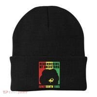 Remembering My Ancestors Juneteenth Black Freedom 1865 Beanie thumb 0
