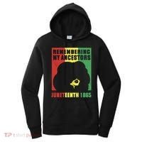 Remembering My Ancestors Juneteenth Black Freedom 1865 Women's Hoodie thumb 0