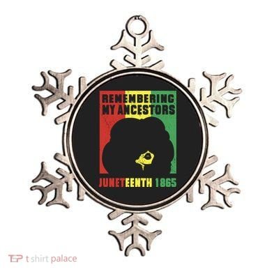 Remembering My Ancestors Juneteenth Black Freedom 1865 Ornament