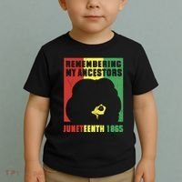 Remembering My Ancestors Juneteenth Black Freedom 1865 Toddler T-Shirt thumb 2