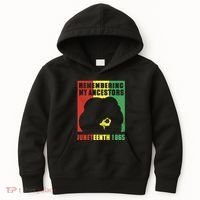 Remembering My Ancestors Juneteenth Black Freedom 1865 Kids Hoodie thumb 0