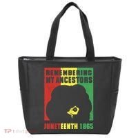 Remembering My Ancestors Juneteenth Black Freedom 1865 Tote Bag thumb 0