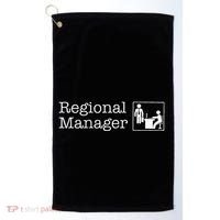 Regional Manager Assistant To The Regional Manager Matching Golf Towel thumb 0