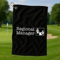 Regional Manager Assistant To The Regional Manager Matching Golf Towel thumb 1