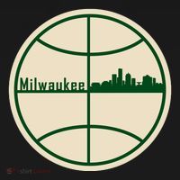 Retro Milwaukee Basketball Home Game Baskeball Fan Apron thumb 3