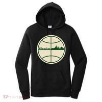 Retro Milwaukee Basketball Home Game Baskeball Fan Women's Hoodie thumb 0