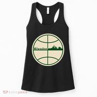 Retro Milwaukee Basketball Home Game Baskeball Fan Women's Tank Top thumb 0