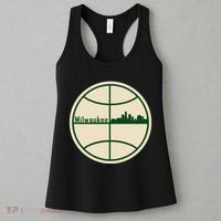 Retro Milwaukee Basketball Home Game Baskeball Fan Women's Tank Top thumb 3