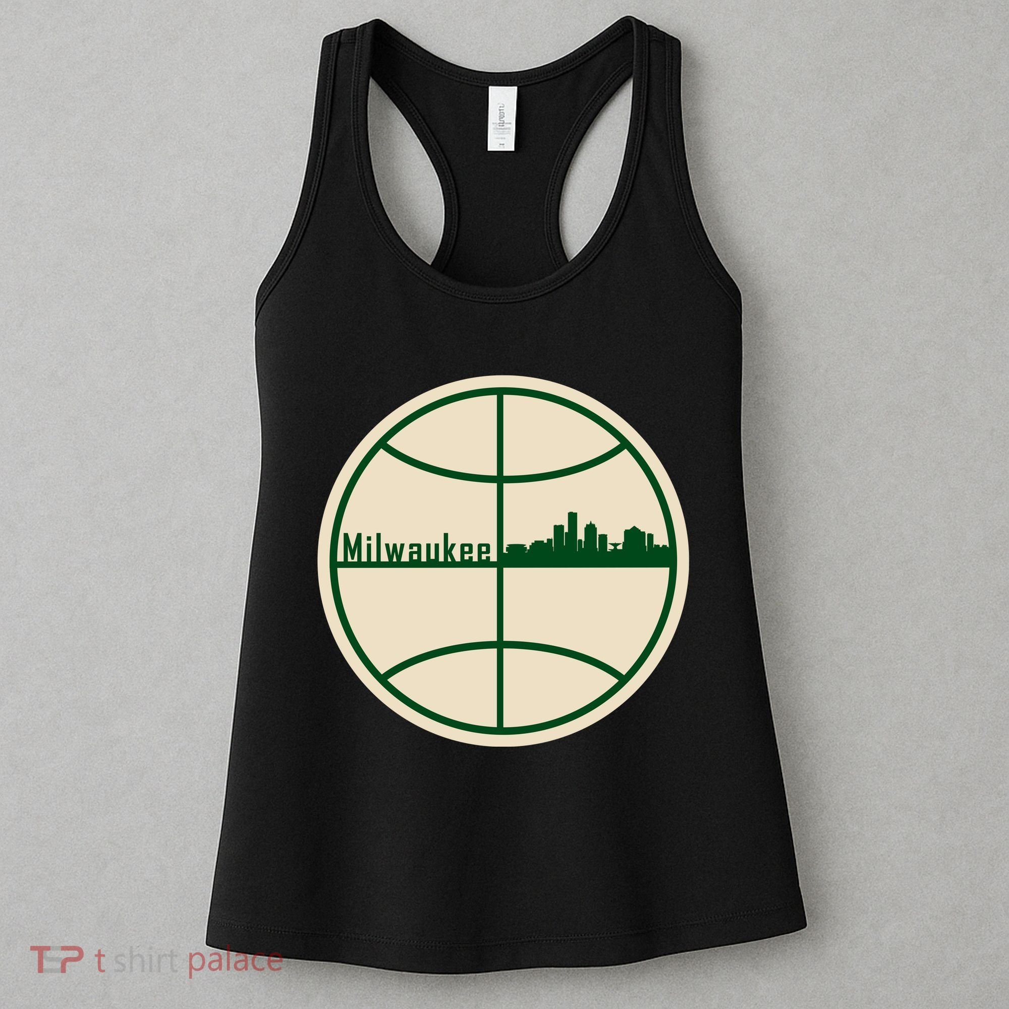 Retro Milwaukee Basketball Home Game Baskeball Fan Women's Tank Top