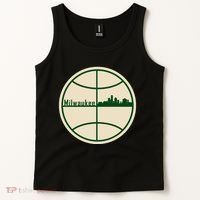 Retro Milwaukee Basketball Home Game Baskeball Fan Tank Top thumb 2