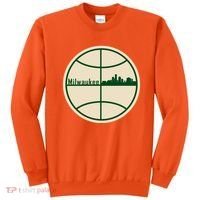 Retro Milwaukee Basketball Home Game Baskeball Fan Sweatshirt thumb 0