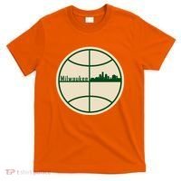 Retro Milwaukee Basketball Home Game Baskeball Fan T-Shirt thumb 0