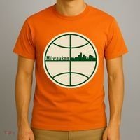 Retro Milwaukee Basketball Home Game Baskeball Fan T-Shirt thumb 3