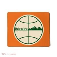 Retro Milwaukee Basketball Home Game Baskeball Fan Mousepad thumb 0