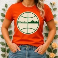 Retro Milwaukee Basketball Home Game Baskeball Fan Women's T-Shirt thumb 2