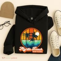 Retro Myrtle Beach South Carolina Summer 90s Beach Souvenirs Hoodie thumb 4