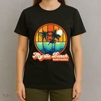 Retro Myrtle Beach South Carolina Summer 90s Beach Souvenirs T-Shirt thumb 4
