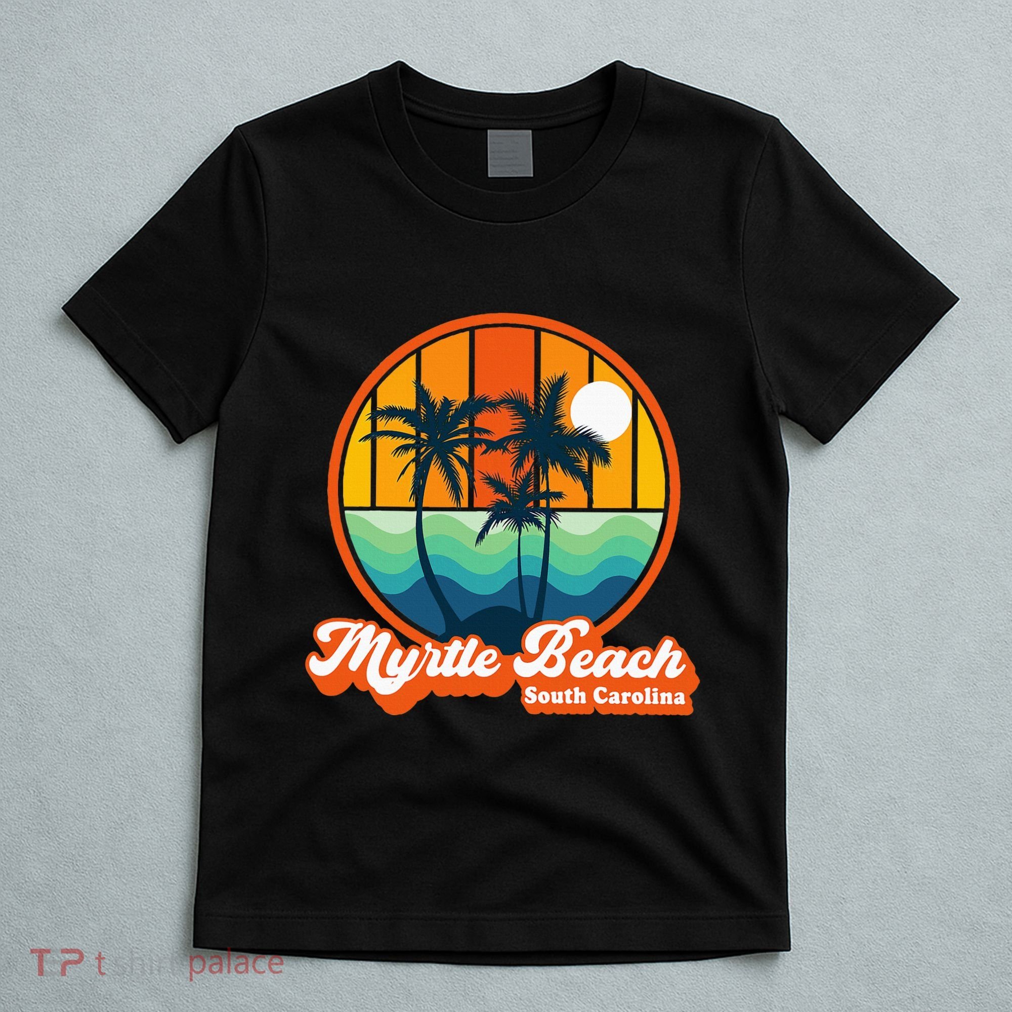 Retro Myrtle Beach South Carolina Summer 90s Beach Souvenirs T-Shirt