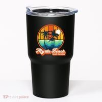 Retro Myrtle Beach South Carolina Summer 90s Beach Souvenirs Tumbler thumb 0