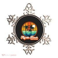 Retro Myrtle Beach South Carolina Summer 90s Beach Souvenirs Ornament thumb 0