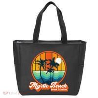 Retro Myrtle Beach South Carolina Summer 90s Beach Souvenirs Tote Bag thumb 0