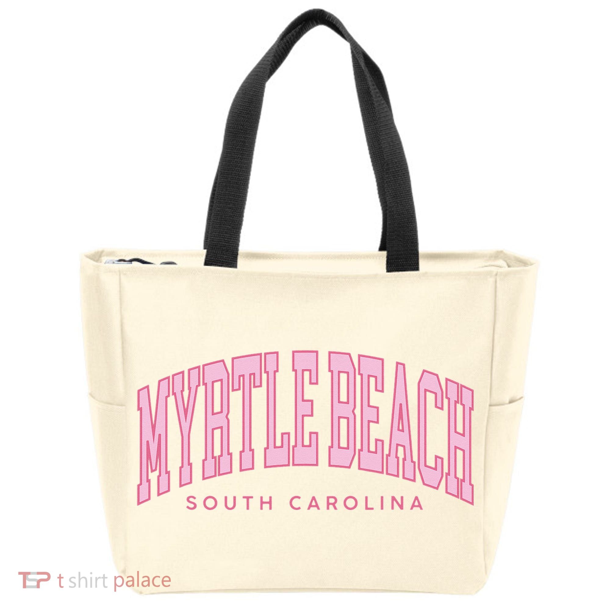 Retro Myrtle Beach South Carolina beach wo summer Tote Bag