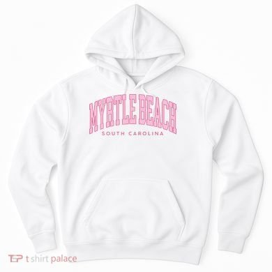 Retro Myrtle Beach South Carolina beach wo summer Hoodie