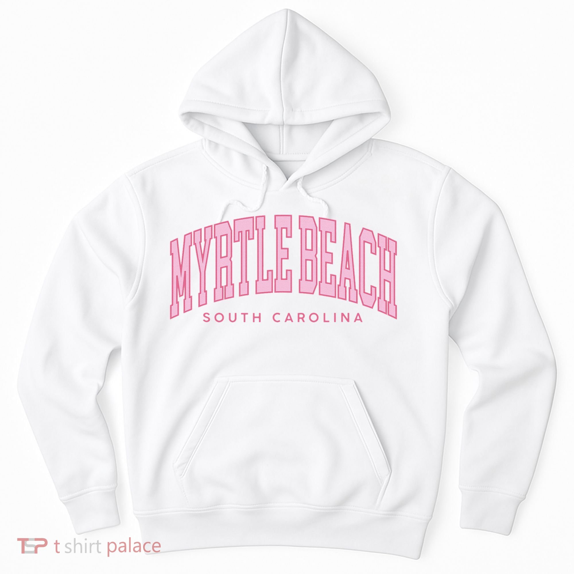 Retro Myrtle Beach South Carolina beach wo summer Hoodie