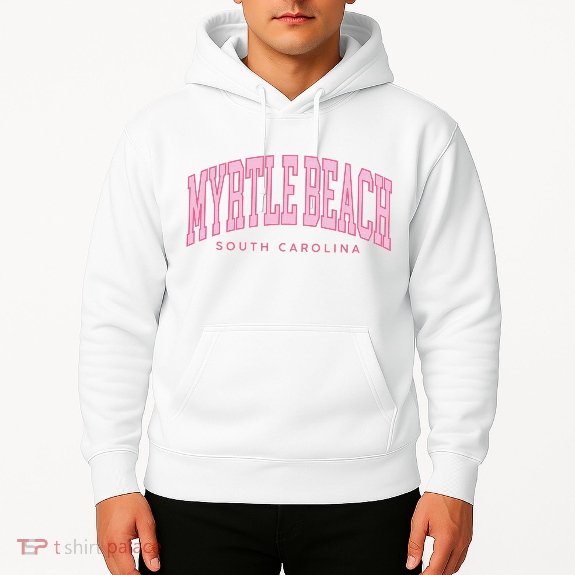 Retro Myrtle Beach South Carolina beach wo summer Hoodie